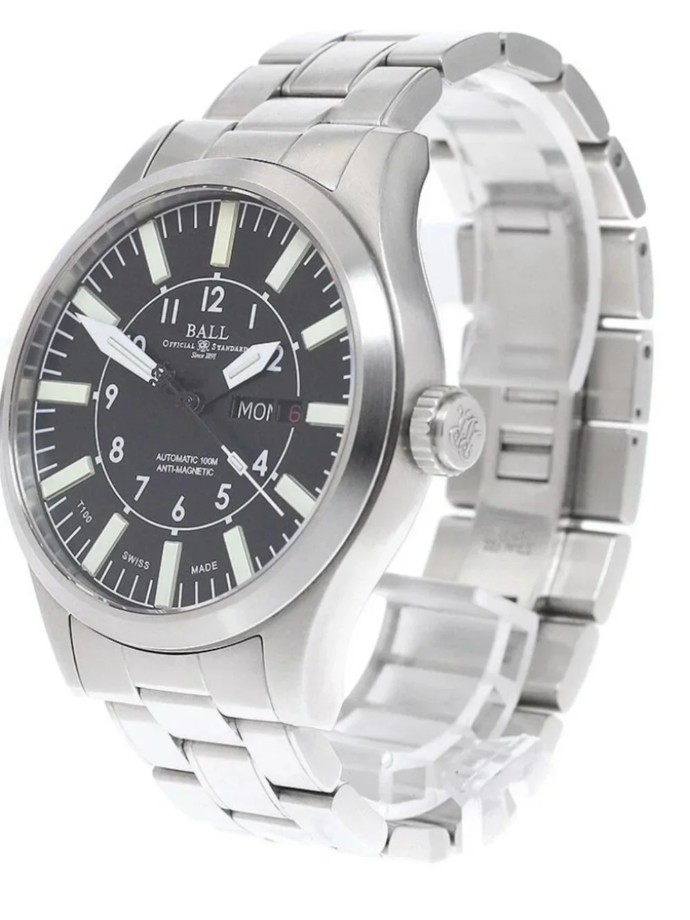 BALLWATCH Engineer Master II NM1080C-S1-BK Day date Automatic Men's Watch_963307
